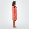 Women's Thigh-Length Waffle Weave Kimono - ComfyRobes.com