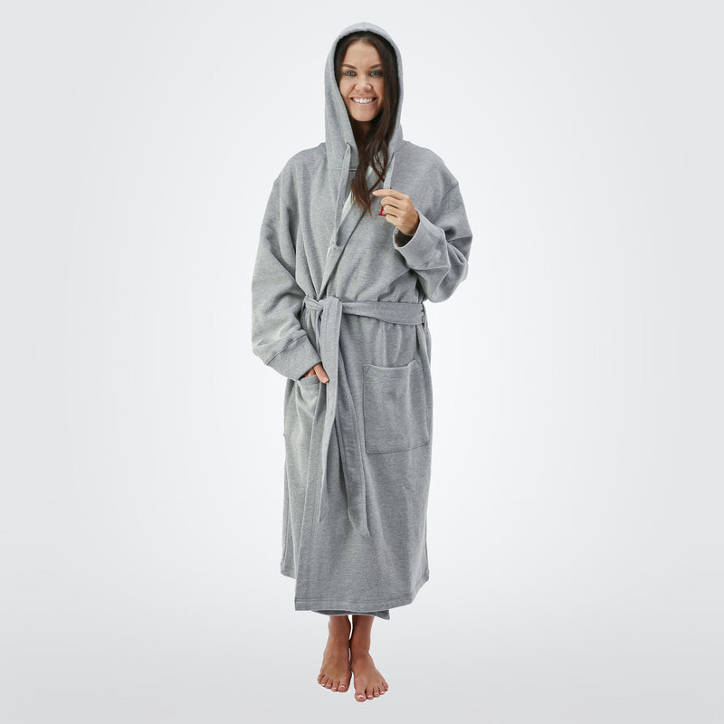 Best Deal for Lands' End Womens Serious Sweats Hooded Robe Radiant Navy