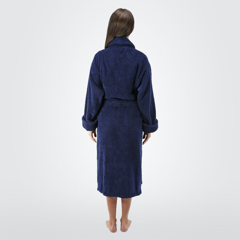 Women's 20 oz. Deluxe Turkish Cotton Hooded Bathrobe 