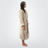 Women's 20 oz. Deluxe Turkish Cotton Hooded Bathrobe - ComfyRobes.com
